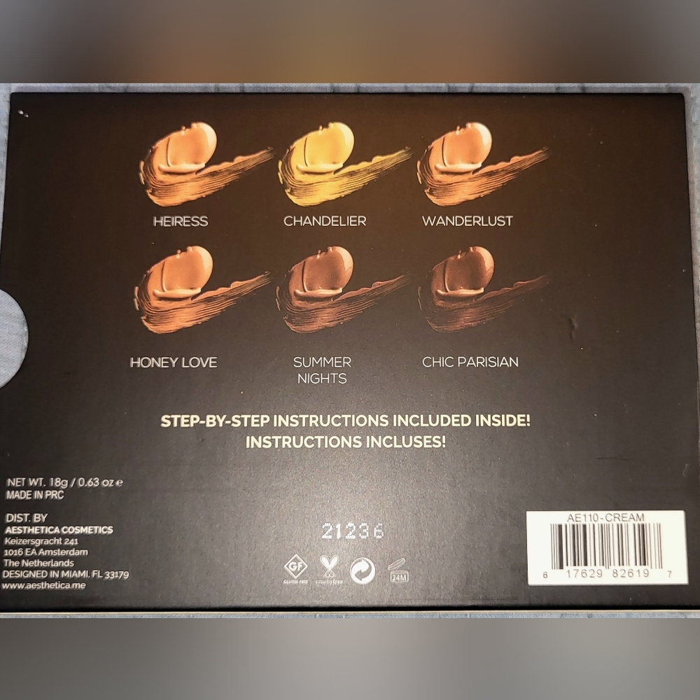 Aesthetica Cream Contour Palette - Picture 2 of 5